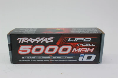 Traxxas 2889 X Batterie Li-Po 5000 Mah 4S 14.8V 25C / Pack Neuf + Ovp - Photo 1/2