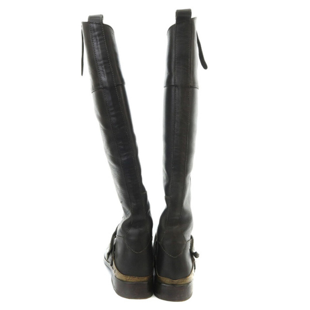 Golden Goose CHARLIE LEATHER Long Boots 36 23.5cm (9.25 in