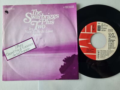 The Swarbriggs Plus Two - It's nice to be in love again 7'' EUROVISION 1977