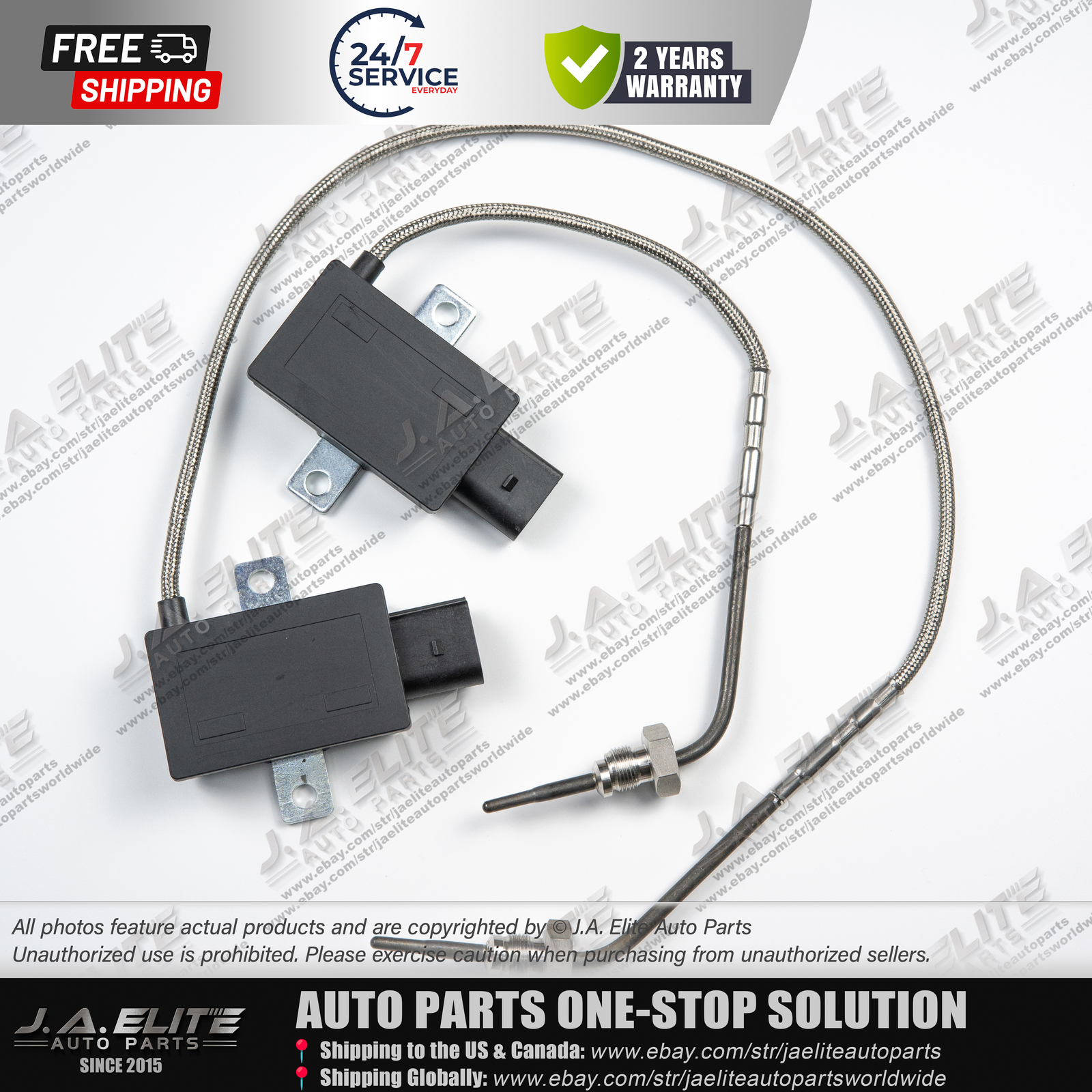 Exhaust Temperature Sensor for Bentley Continental GTC GT Flying Spur Bank 1 & 2