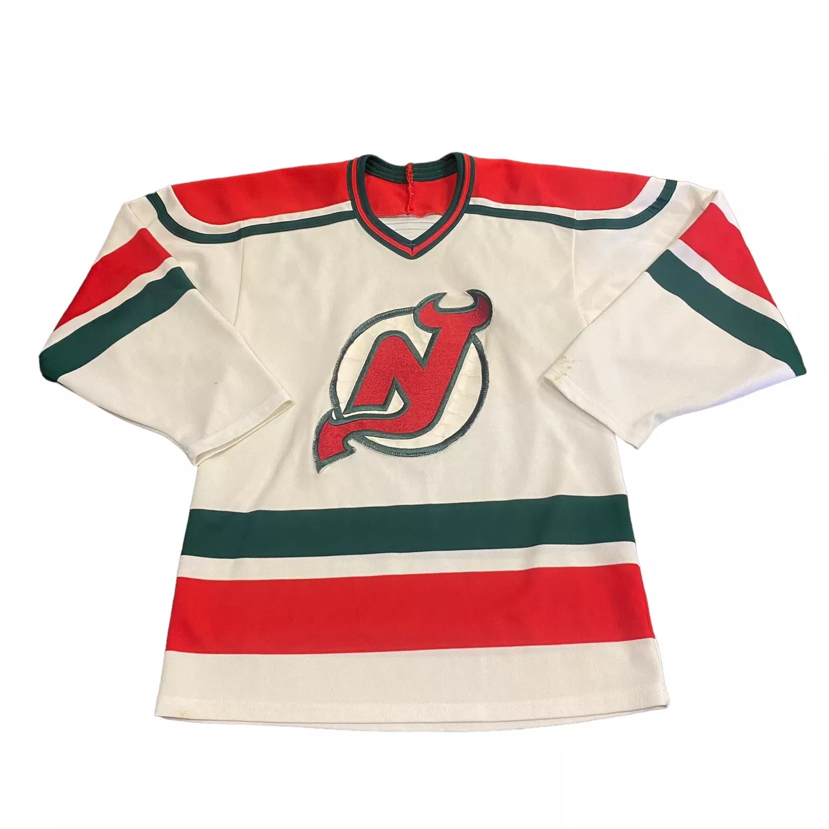 Classic NJ Devils home in 2023  New jersey devils, Nhl apparel, Jersey  design