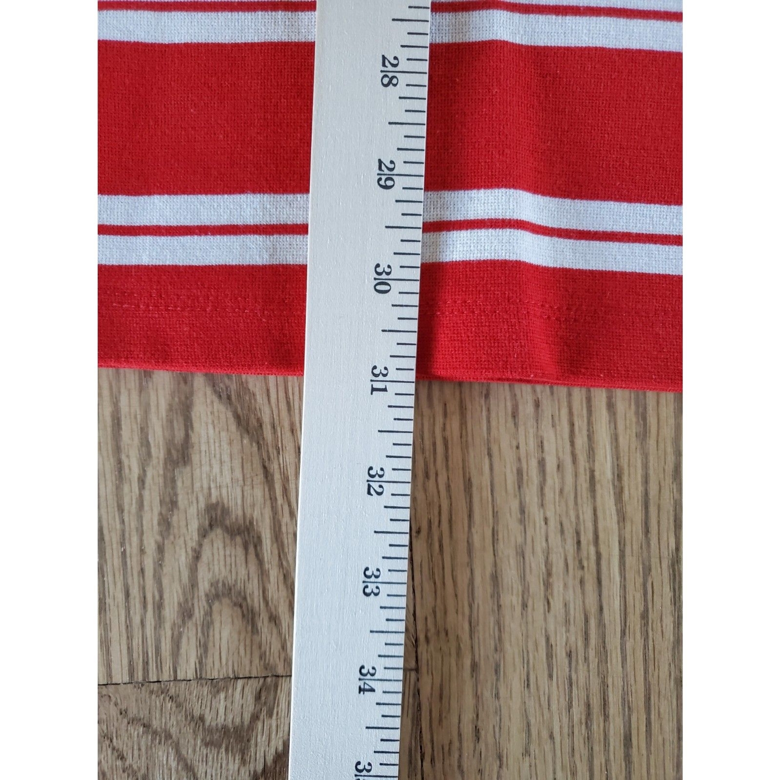 ZARA Basic Women's S Nautical Red White Stripes V… - image 3