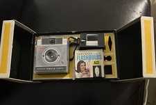 Vintage Kodak Brownie Fiesta Film Camera. Original Box  Flash Attachment