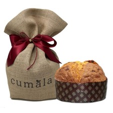 Cumala Panettone Artigianale Tradizionale con Uvetta e Canditi di Sicilia