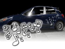 Heckscheibenaufkleber Noten Musik Autosticker 45cm Decals JDM OEM Notenschlüssel