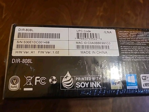 Brand NEW D-Link WIRELESS AC600 Dual Band Wi-Fi Cloud ROUTER . DIR-808L - Photo 5/5