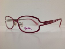 Barbie Eyeglasses Model 69 Pink White Oval Metal Wide 11.3cm