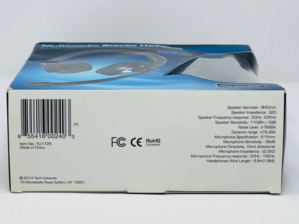 TechUniverse multimedia stereo headset for internet chat and gaming - Image 3 of 3