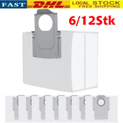 6-12 Staubbeutel für Roborock S7 MaxV Ultra/Q5+/Q7 Max+/ T8 Roboterstaubsauger