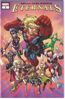 Eternals #1Z (2021) Marvel Comic Book Walmart Exclusive Todd Nauck