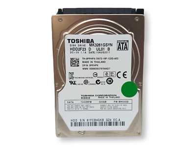 MIX LOT OF 10) Toshiba 320GB 7200RPM 2.5