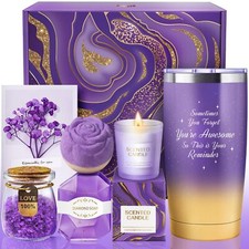 Thoughtful Gift Basket Set for Women Includes Self Care and Relaxation Items