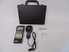 RS 180-7111 Anemometer Digital Hand Held Monitor With Case and Accessories