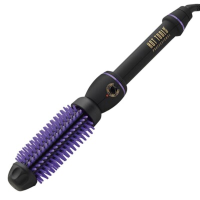 Hot Tools Professional Silicone Bristle Hot Brush Styler for Added Volume, 1 Inc