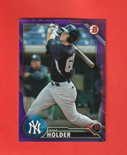 2016 Bowman PROSPECTS PURPLE # BP83 Kyle Holder NEW YORK YANKEES 173/250