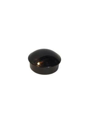 Chain Link Fence Dome Caps - 1 3/8'' - BLACK - Aluminum - Gate Caps