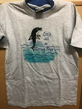 "Let's all be Drug Free" T-Shirt -- various sizes