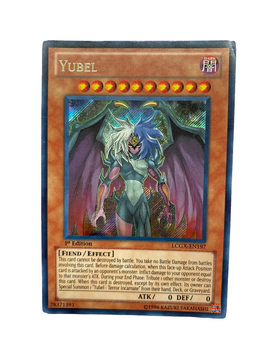 yugioh gx yubel card Yu-Gi-Oh! Yubel LCGX-EN197 Secret Rare 1st Edition LP/MP