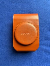 LCS-RXG TC SONY Soft Carrying Case "For RX100 Series" Genuine Leather Case Brown