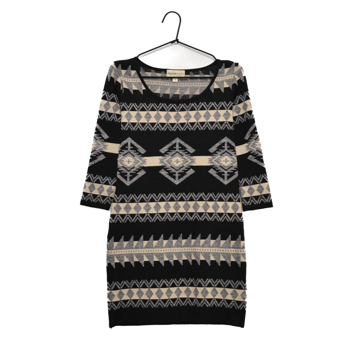 Denim & Supply Ralph Lauren Aztec Womens Tunic Sweater Dress Size S