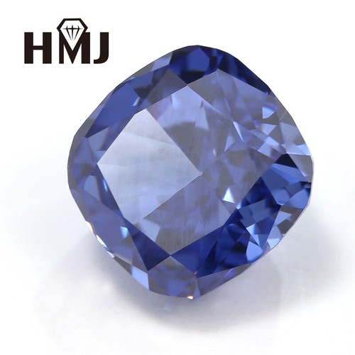 Crushed Ice Cut Tanzanite Cushion Loose Cubic Zirconia AAAAA CZ Stone Gemstone - Picture 5 of 8