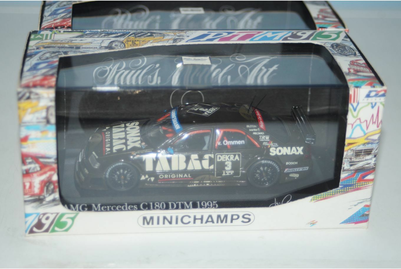 Minichamps Mercedes C180 DTM 95 J.V.Ommen 1:43 430 953303