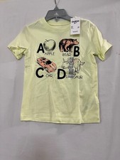 New Oshkosh Boy Alphabet Bear apple car Shirt Top Yellow Toddler  Many sizes