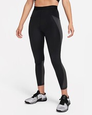 Nike Pro SE 7/8 Leggings Women's Size S Small Black FN3162-010 Side Pockets