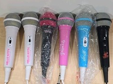 6 Disney Princess Pink Frozen Monster High Hello Kitty Karaoke Microphone 1/4 D