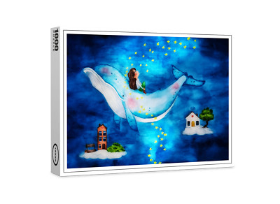 raxxa Premium-Puzzle 1000 Teile: The night is so beautiful - so full of stars