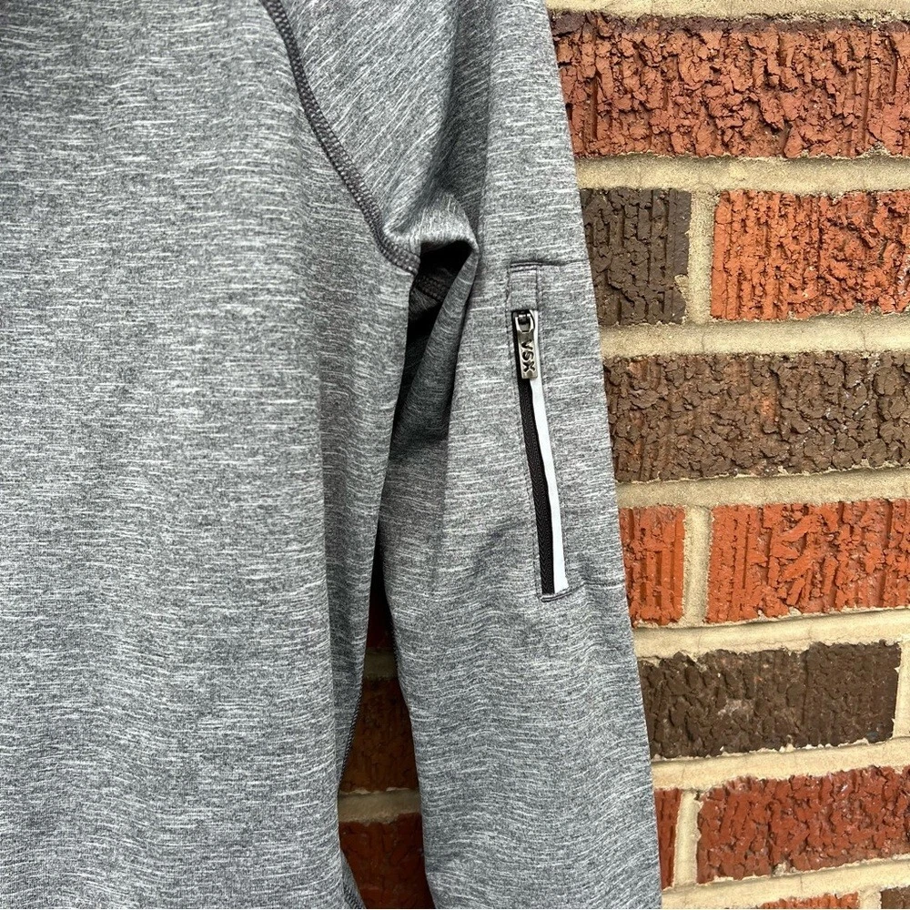 UNDERCOVER Felpa con cappuccio atletica sportiva Victoria's Secret grigia heathered collo a guscio