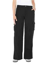 Well Worn Ladies' Wide Leg Cargo Pants - Black - Sizz - 4/27 - new w/ tags - 6s4