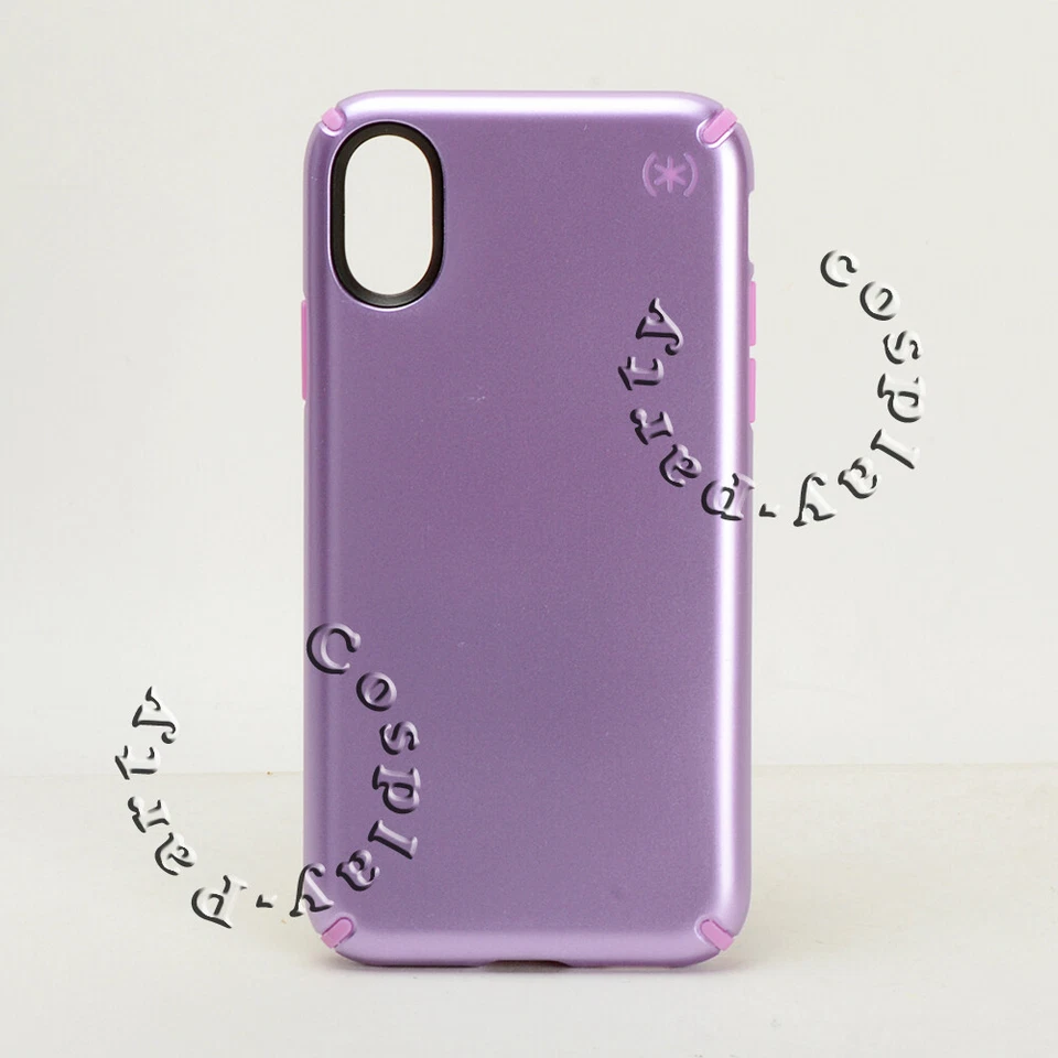 Funda metálica Speck Presidio Hybird para iPhone X iPhone Xs - púrpura metálico Foto 3 de 4