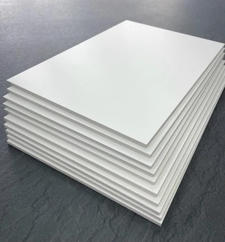 PVC Foam Sign Boards / Mounting / Display / Craft Board - Matt White Plastic