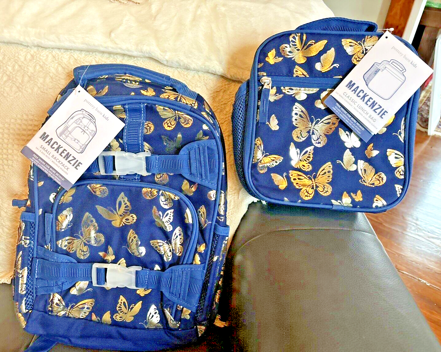 PONY ZAINO SCUOLA CERAMICA FIENILE BAMBINI DISNEY GLITTER + SCATOLA PRANZO borsa viaggio ragazza.