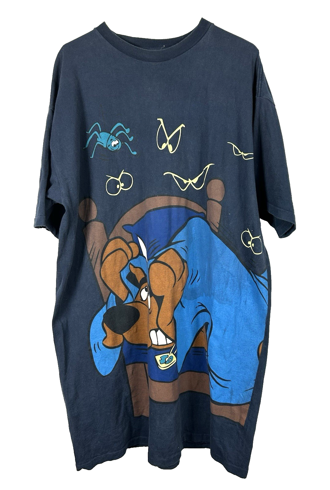 VTG 90s Warner Bros Scooby Doo Glow-in-the-Dark Sleep Shirt Women’s One Size Nightwear