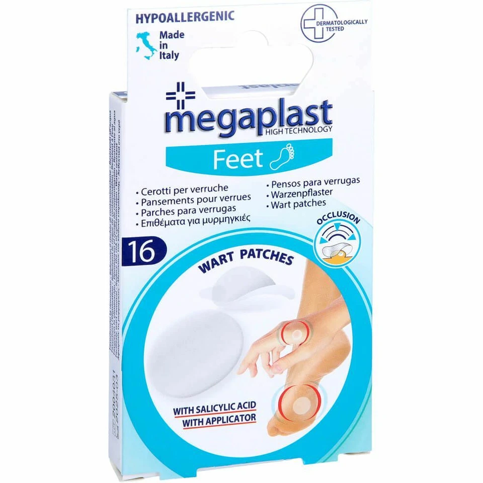 AXISIS GMBH WARZENPFLASTER 2 Größen 1,2 cm+1,9 cm megaplast 16 St PZN16501738