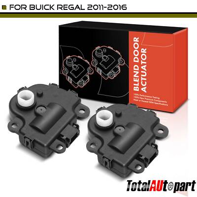2Pcs AC Blend Door Actuator Main for Chevy Impala Malibu Buick LaCrosse