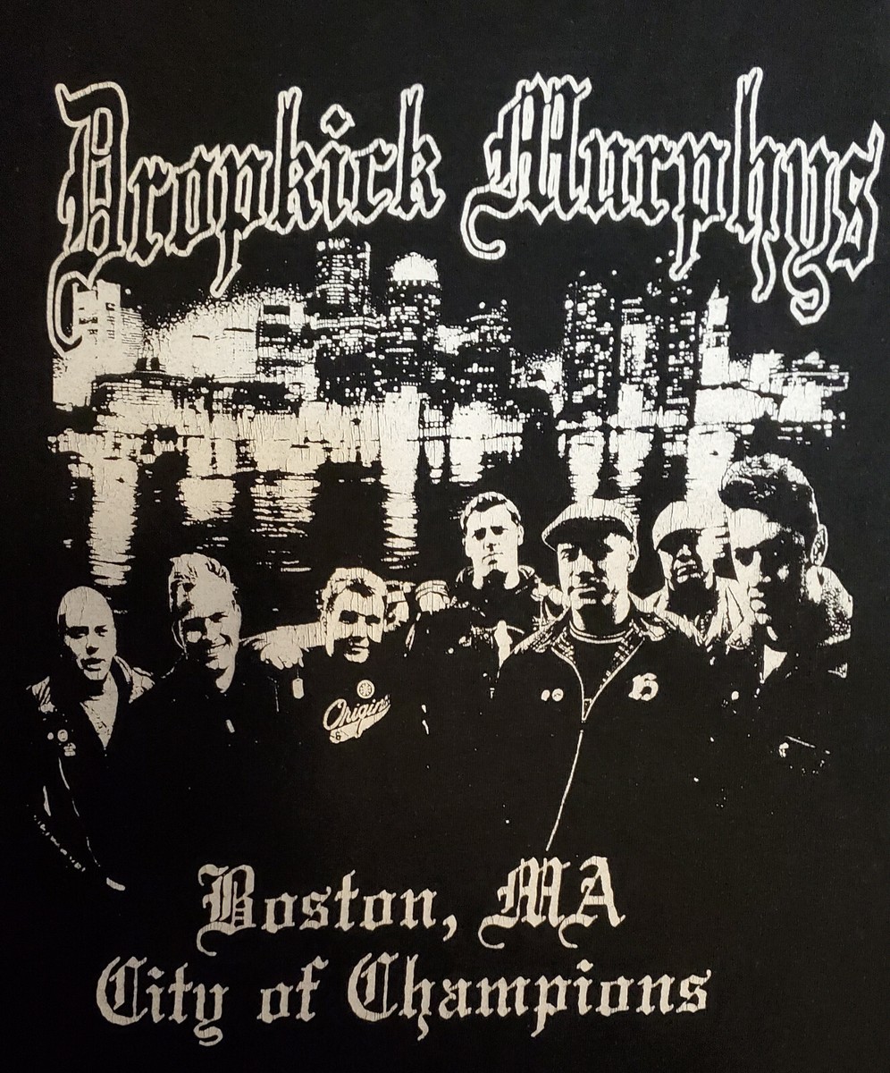 VINTAGE DROPKICK MURPHYS Boston, Ma City of Champions XL t shirt