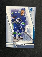 22-23 UD SP Hockey Blue Parallel 40 Elias Pettersson