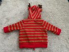 EUC Old Navy Baby Reindeer Fleece Hoodie Girl Boy 3-6m Runs Big Holiday Winter — photo 5