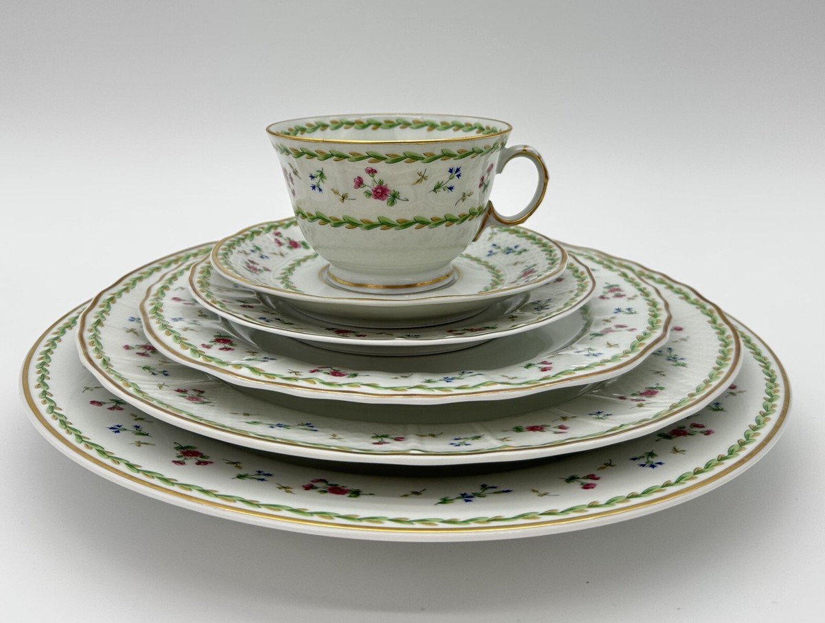 Bernardaud Limogs 皿 6枚セット Bernardaud Limoges Artois Vert Versailles 6 Piece Place Setting | eBay