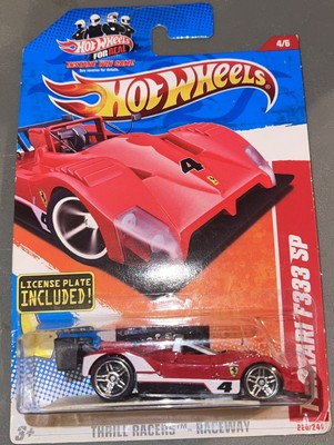 Hot Wheels Thrill Racers Raceway 4/5 FERRARI F333 SP W/ License Plate