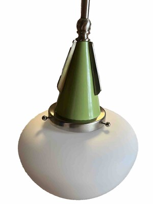 Savoy House Renaissance Guild MCM-style Pendant Light Lime Sherbet