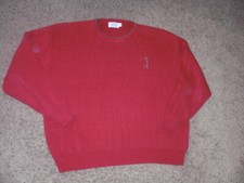 Vintage FRANKENMUTH WOOLEN MILLS cotton made in USA golf Sweater men's XL