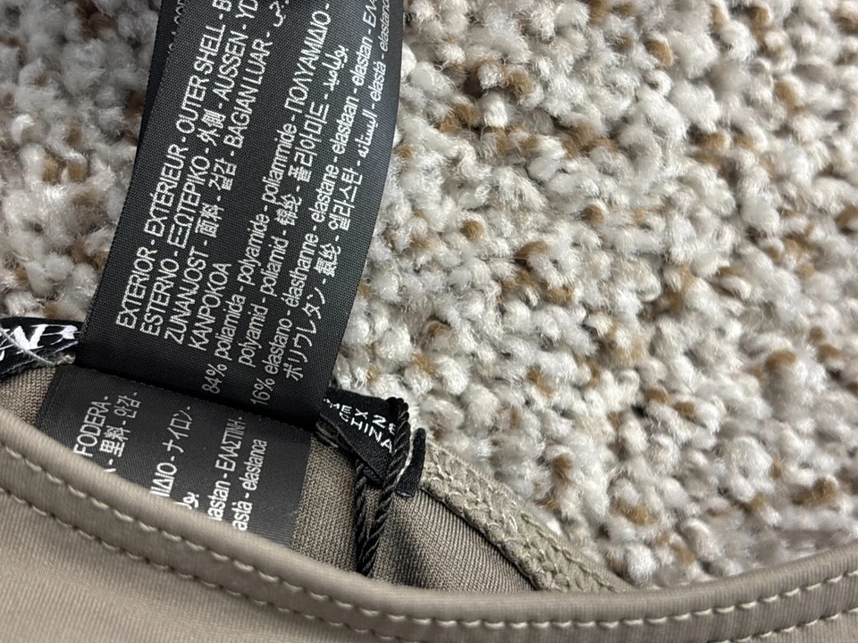 Traje de baño Zara verde oliva traje de baño de una pieza cordón laterales fruncidos talla L Foto 4 de 4