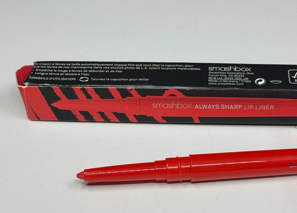 Smashbox Always Sharp Lip Liner Twist & Pout #Fireball - 0.009oz New In Box - Image 2 of 4