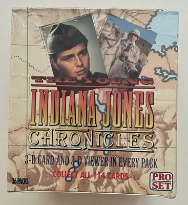 Jeu de cartes à collectionner Indiana Jones Pro 1992 dans son emballage d'origine  - Photo 1/4
