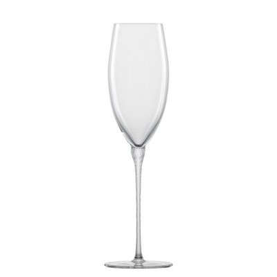Zwiesel Glas Handmade Highness Crystal Glass 8.5 Ounce Champagne Set Of 2 Clear