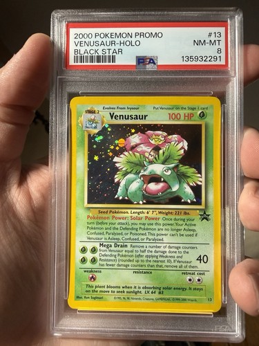 Venusaur graded PSA 8 for sale on eBay